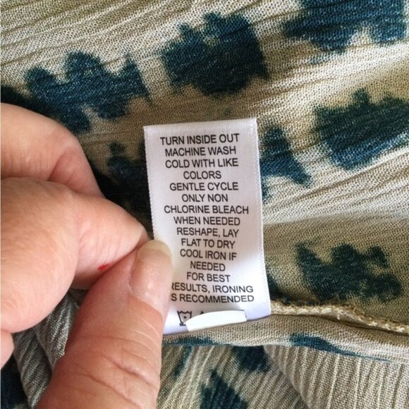 Maurices Olive and Blue Tie-Dye Cardigan, Size XL-NWT - Picture 6 of 7